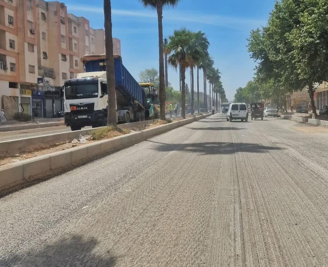 فاس.. تسارع الأشغال بالطريق المداري بنسودة و الإنجاز في طريقه للتنزيل