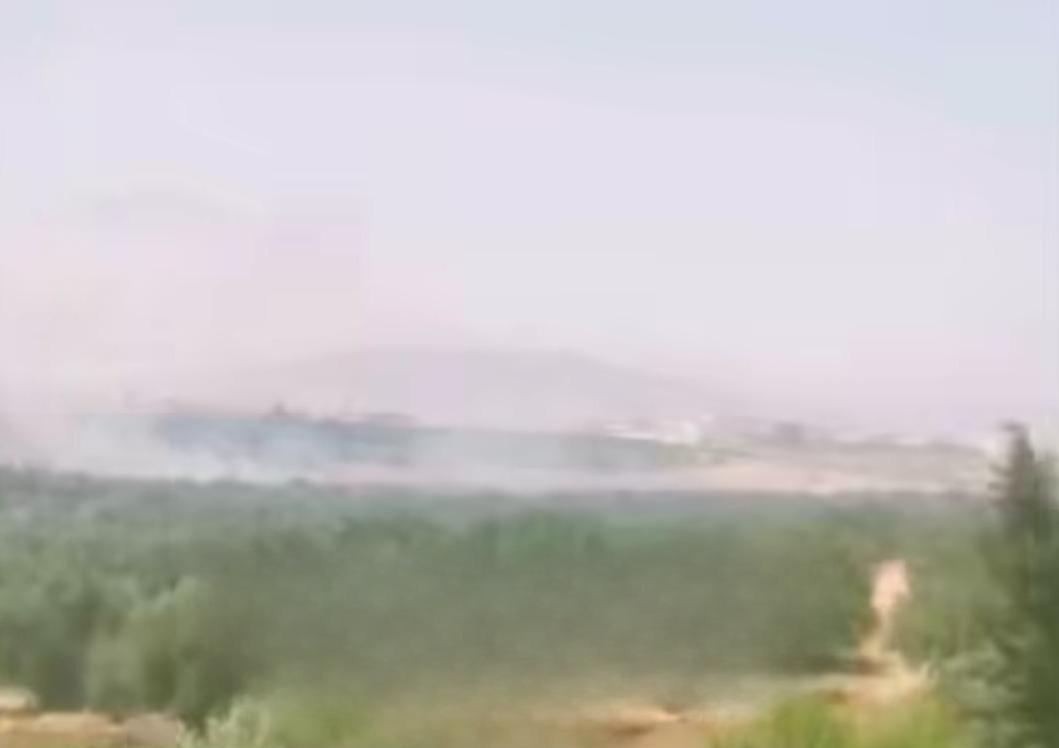 جهود مكثفة تطوق حريقا مهولا أتى على مساحات فلاحية واسعة بعين الشقف